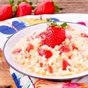 Strawberries Risotto
