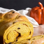 Pumpkin Cinnamon Raisin Bread