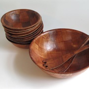 Wood Salad Bowls