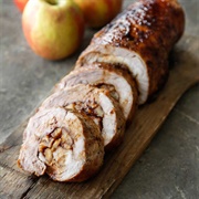 Bourbon Caramel Apple Pork Loin