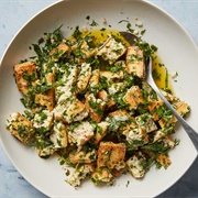 Vegan Tofu, and Herb Salad
