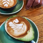 Decaffeinated Avocado Latte