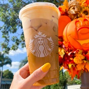 Candy Corn Pumpkin Cream Cold Brew