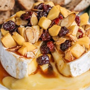 Caramel Apple Baked Brie