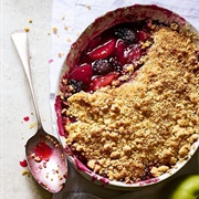 Apple Blackberry Crumble