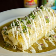 Green Wet Burrito