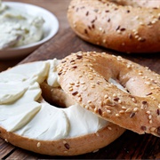 Multigrain Bagel With Cream Cheese