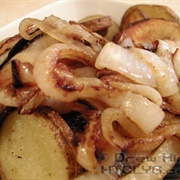 Fried Potatoes Onions