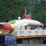 Coney Island Hot Dog Stand