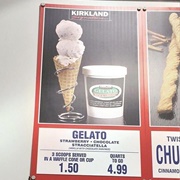 Costco Food Court Gelato