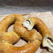 Cream Cheese Warm Stuffed Pretzel