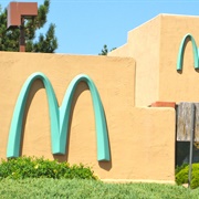Teal Mcdonald's Arches