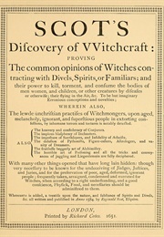 Discovery of Witchcraft (Reginald Scott)