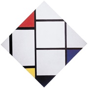 Kompozycja W Kwadracie Z Czerwonym, Żółtym I Niebieskim (Waszyngton)