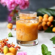 Loquat Orange Cocktail