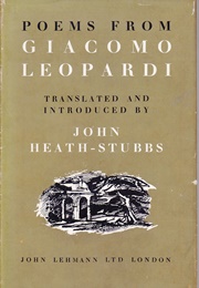 Poems of Giacomo Leopardi (Giacomo Leopardi)