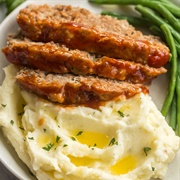 Meatloaf and Mashed Potatoes