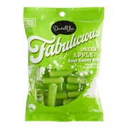 Darrell Lea Fabulicious Sour Apple Chewy Candy