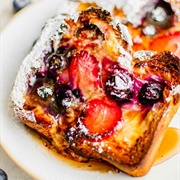 Toast With Yogurt and Custard