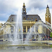 City Hall & Belfry of Charleroi, Belgium