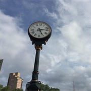 Union Station Lamp Post Clock
