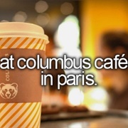 Eat at Columbus Cafe in Paris