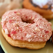 Tim Hortons Strawberry Shortcake Filled Ring Dream Donut