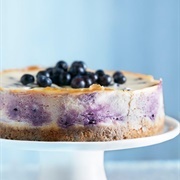 Blueberry Vanilla Cheesecake