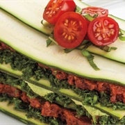 Raw Zucchini Lasagne