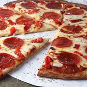 Keto Pepperoni Pizza
