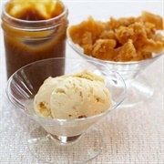 Salted Caramel Honeycomb Ice Cream