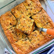 Sausage Egg Granola Bake