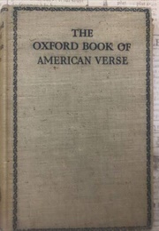 The Oxford Book of American Verse (Bliss Carmen)