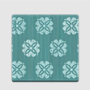 Green Floral Flooring