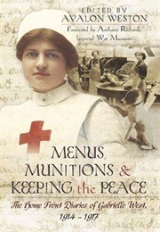 Menu, Munitions, and Keeping the Peace (Avalon Weston)