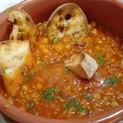 Zuppa Di Fregula Con Ceci E Pancetta