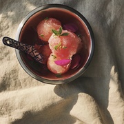 Grapefruit Lychee Ice Cream