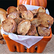 Pumpkin Spice Bagel Chips