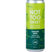 Not Too Sweet Craft Soda Ginger Beer