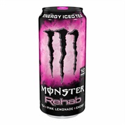 Pink Lemonade+Tea Rehab Monster Energy