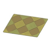 Brown Argyle Rug