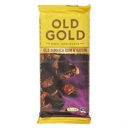 Cadbury Old Gold Old Jamaica Rumnraisin Chocolate Block