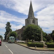 Tanworth-In-Arden, Warwickshire. With Giant Redwood in Background