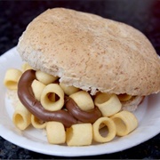 Nutella and Crisp Sandwich