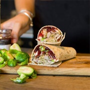 Boxing Day Veggie Curry Wrap