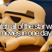 Watch All the Star Wars Movies in One Day