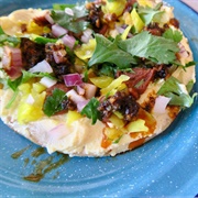 Deviled Egg Tostada