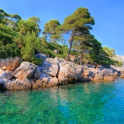 Swimming off the Rocks, Lokrum Island, Croatia