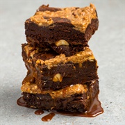 Salted Caramel & Peanut Butter Brownie