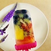 Frozen Fruit Popsicle